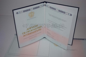Диплом Аспирантуры 2017г в Благовещенске