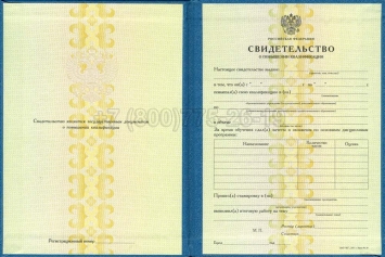 Свидетельство о Повышении Квалификации 2015г в Благовещенске