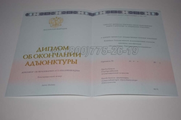 Диплом Адъюнктуры 2022г в Благовещенске
